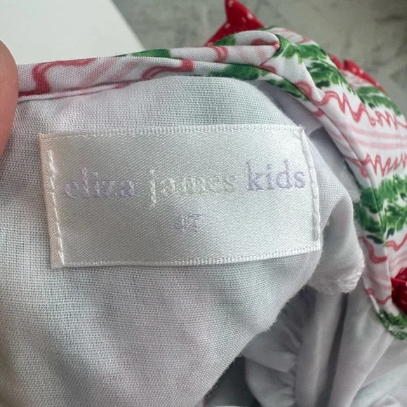 Festive Striped Kids Dress - Picture 4 of 4